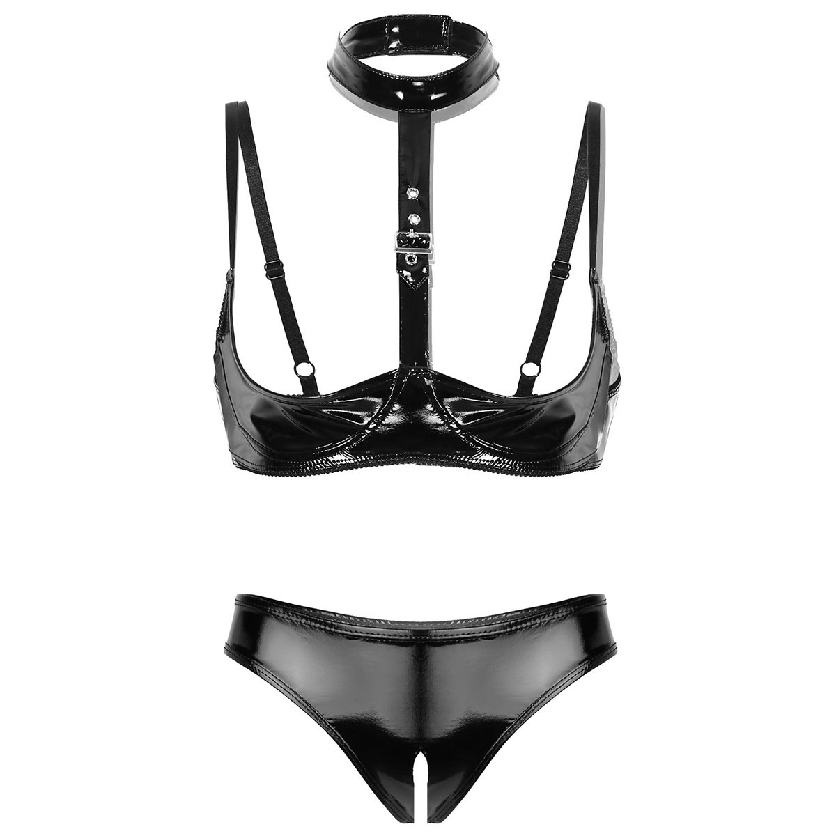 สตรีสิทธิบัตรหนังชุดชั้นในชุดส - Bralette Triangle Set บทวิจารณ์และราคา