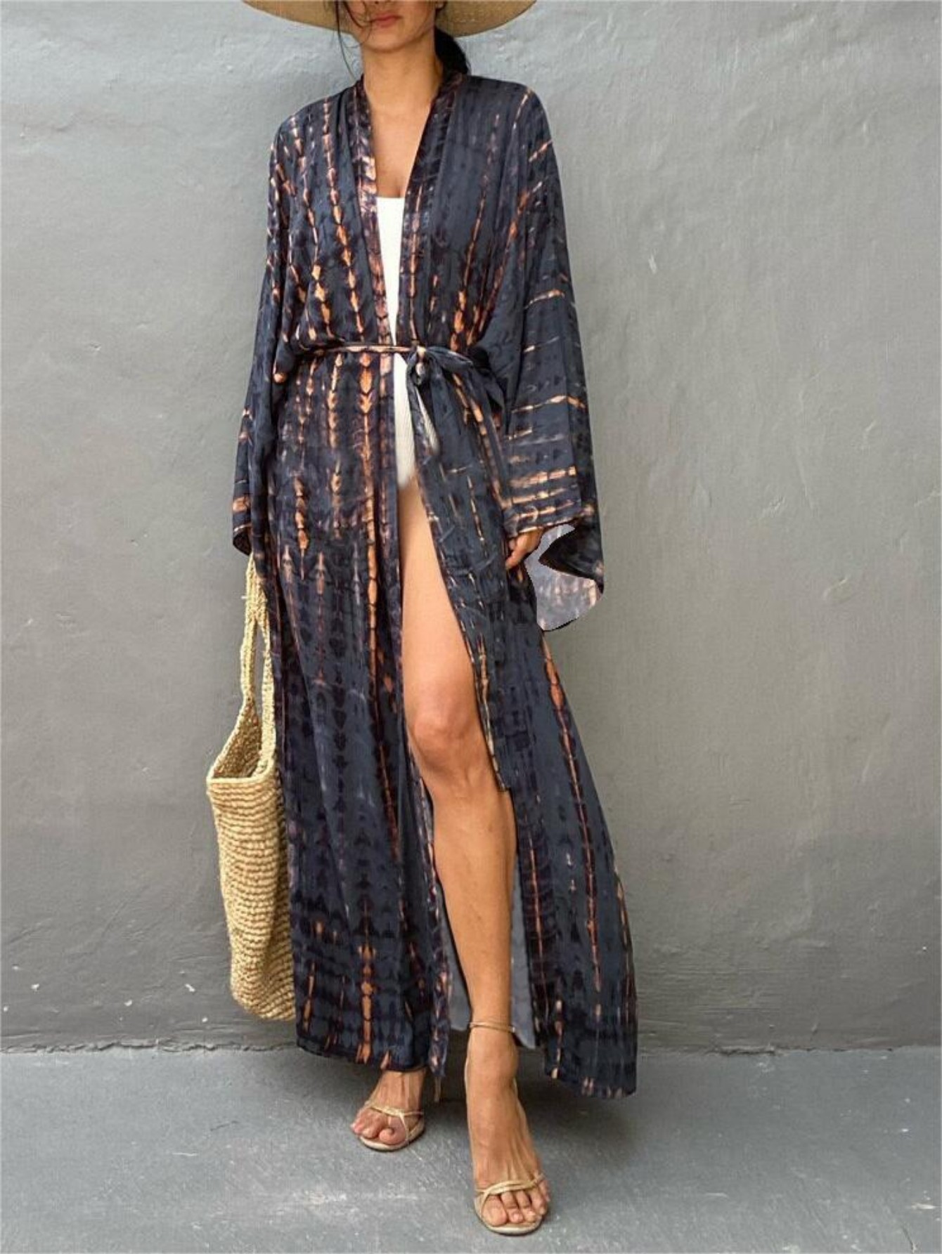 ชุดคาฟตันสำหรับผู้หญิงไซส์ใหญ่ - Cover Up Kaftan บทวิจารณ์และราคา
