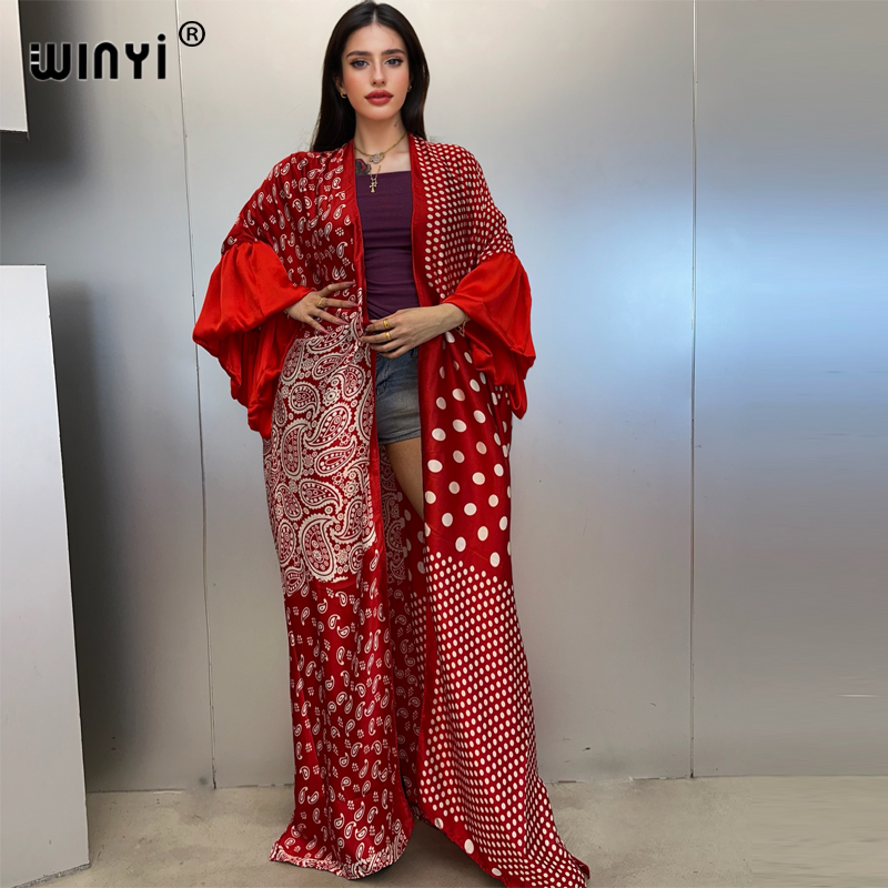 ชุดคลุมกิโมโนฤดูร้อน WINYI สำห - Cover Up Kaftan บทวิจารณ์และราคา